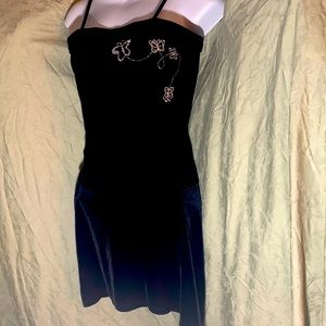 X Gen Black Mini Skirt and Top